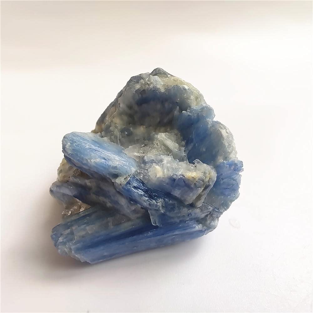 Amazon.co.jp: ナチュラル ブルー藍晶石粗宝石石鉱物標本青い結晶